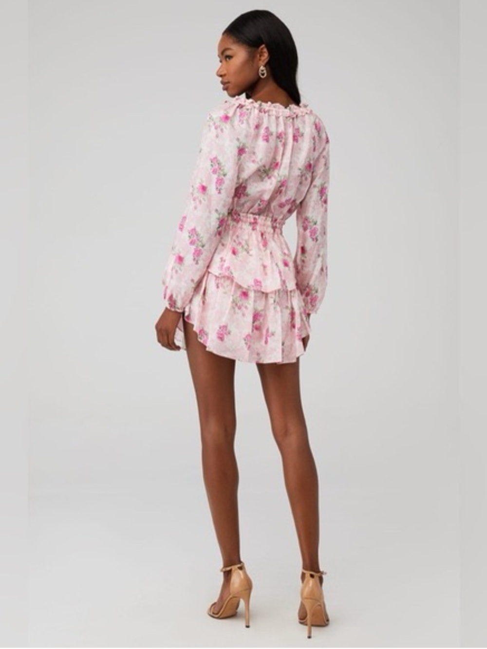 popover silk mini dress - Picture 3 of 6